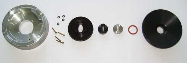 the parts needed to install a grass compression gland