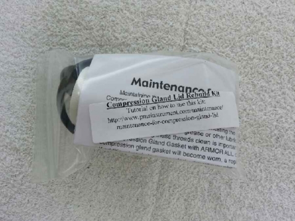 Compression Gland Lid rebuild kit in packaging