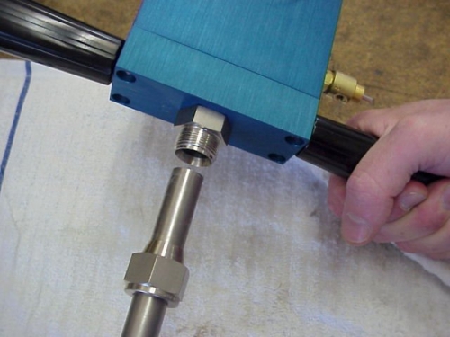 Grease the piston with lithium based “white grease”