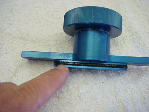 Lubricate O-ring with petroleum jelly.