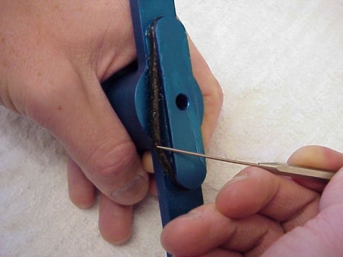use a probe or needle to remove the old O-ring