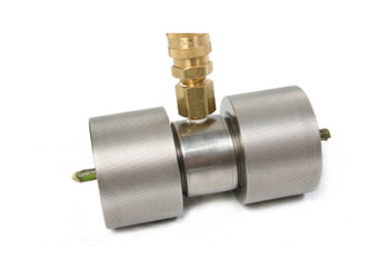 The caps screw down to finish the seal and hold everything in place.