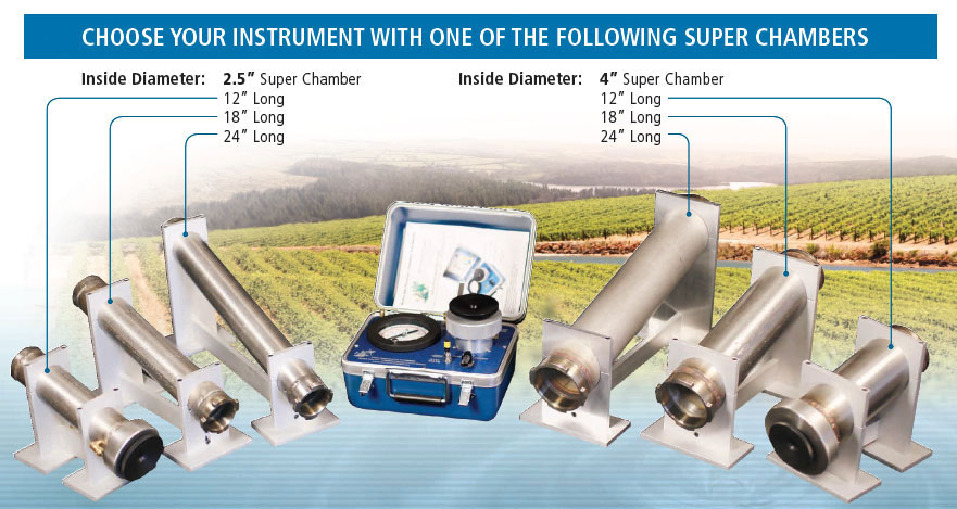Choose your instrument with one of the following super chambers